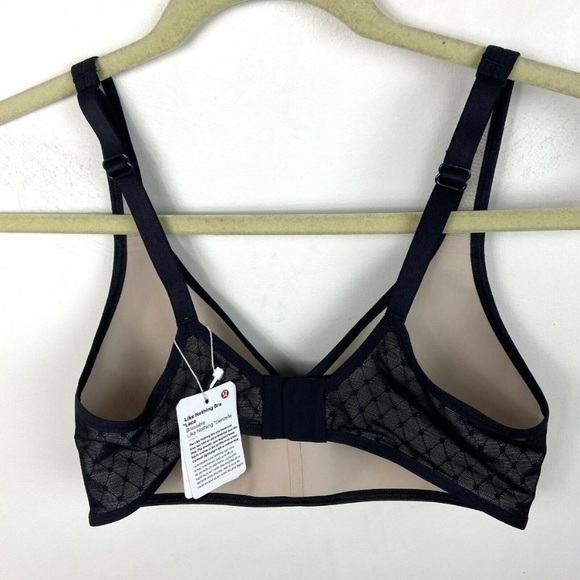 Lululemon Like Nothing Bra*Lace Black Barely Beige - Picture 6 of 7